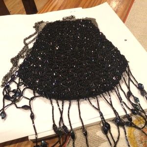 Beautiful Wayne Kleski Victorian beaded purse